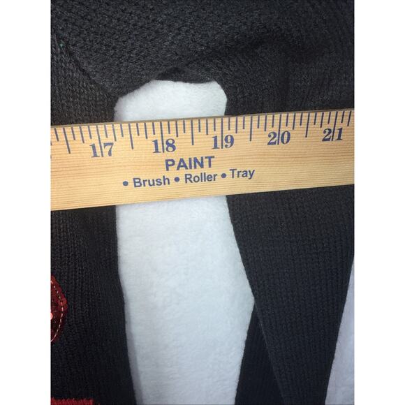 New Kiss Me Christmas Sweater Women’s Sequined Mistletoe Pullover SZ M Ugly NWT - Picture 7 of 9